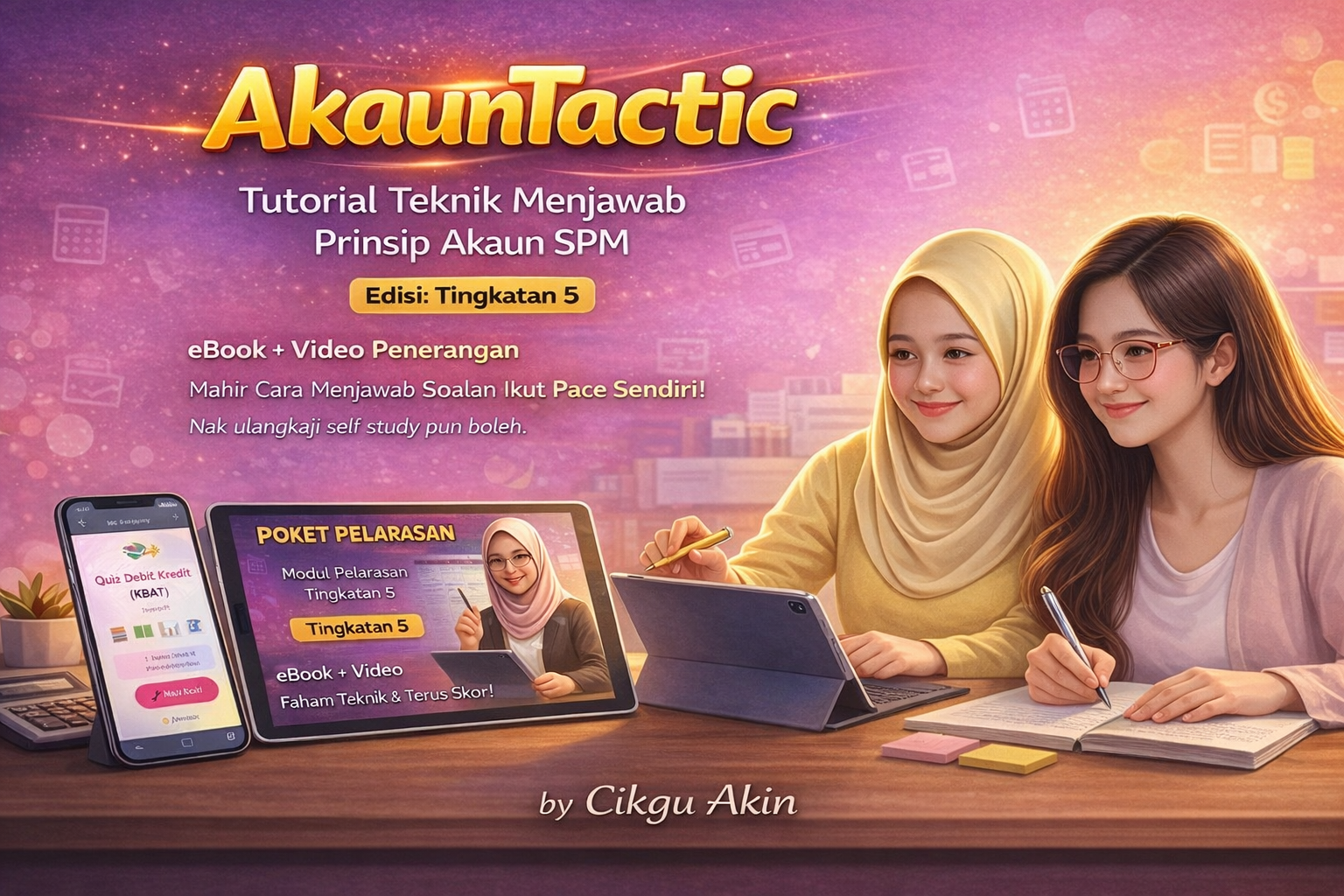 AKAUNTACTIC - Tutorial Taktik Menjawab Prinsip Akaun (Ting 5)