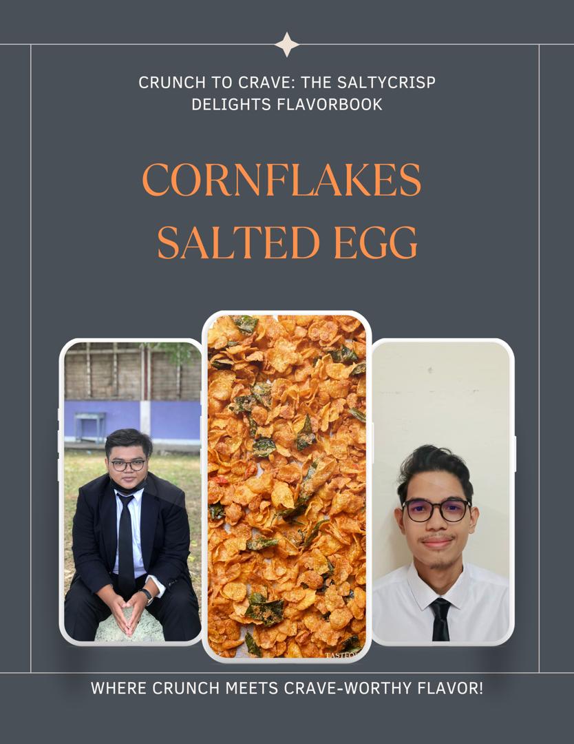 SaltyCrisp Delights : Cornflakes Salted Egg