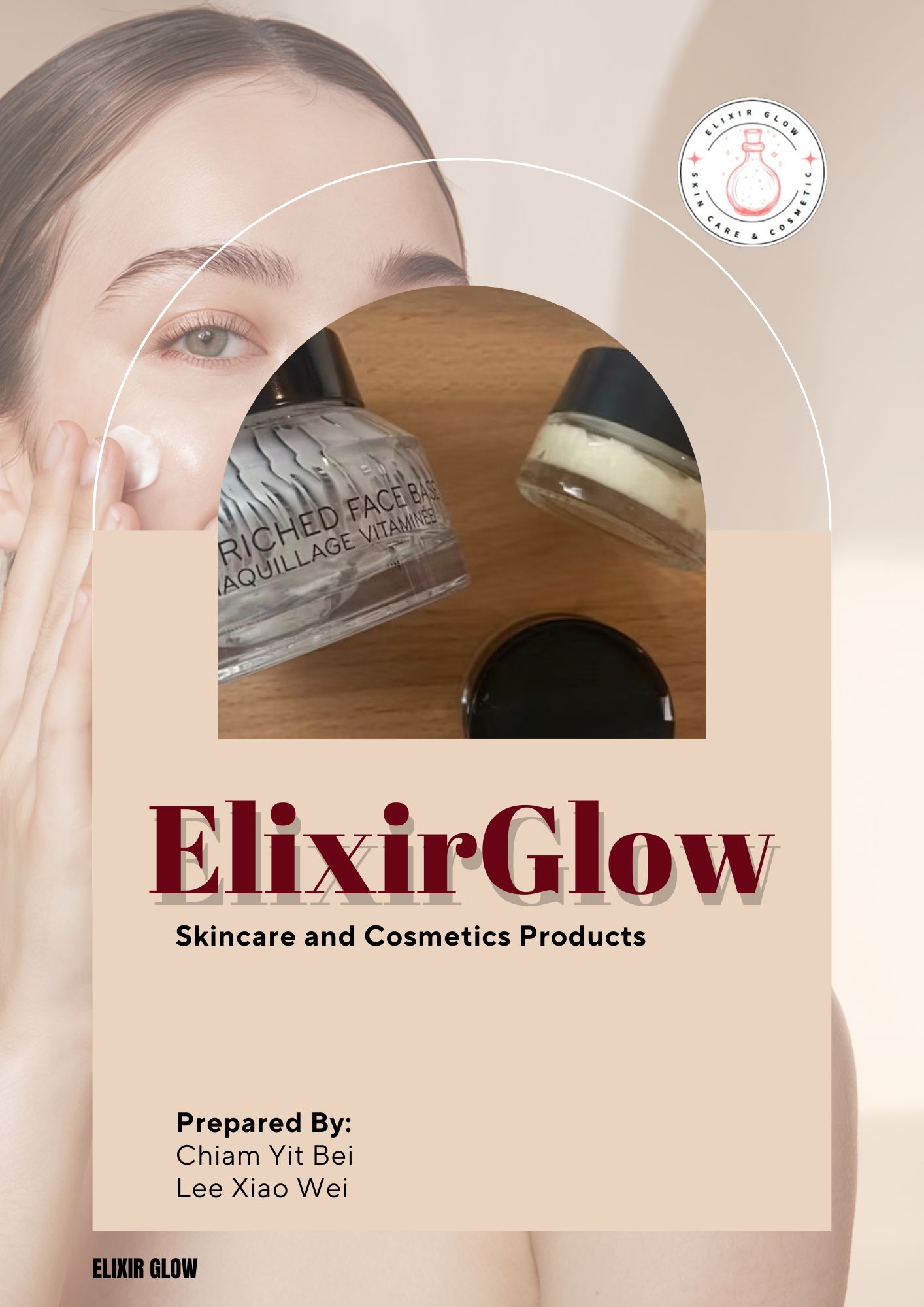 E-Book of ElixirGlow's  Skincare and Cosmetic Products