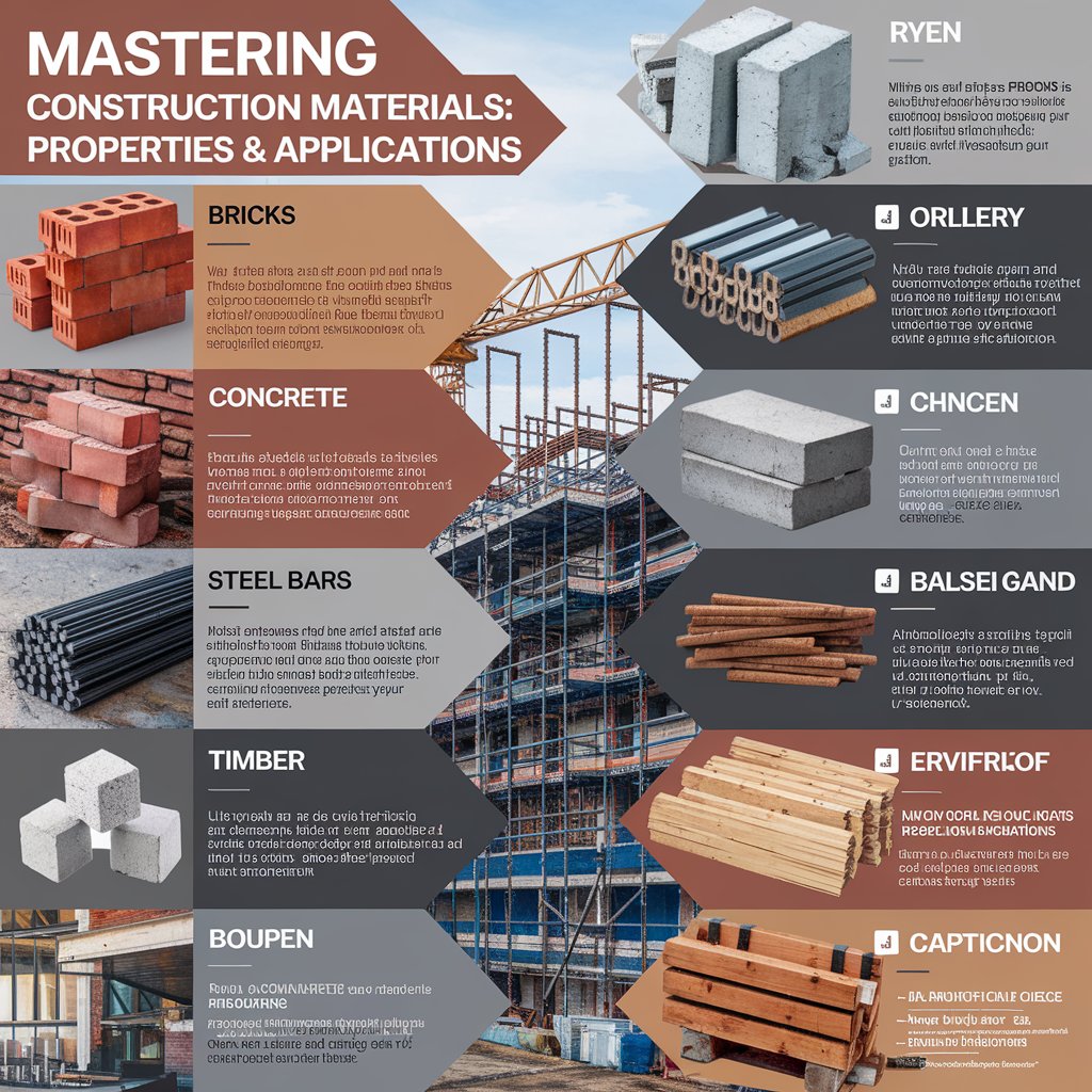Mastering Construction Materials: Properties & Applications