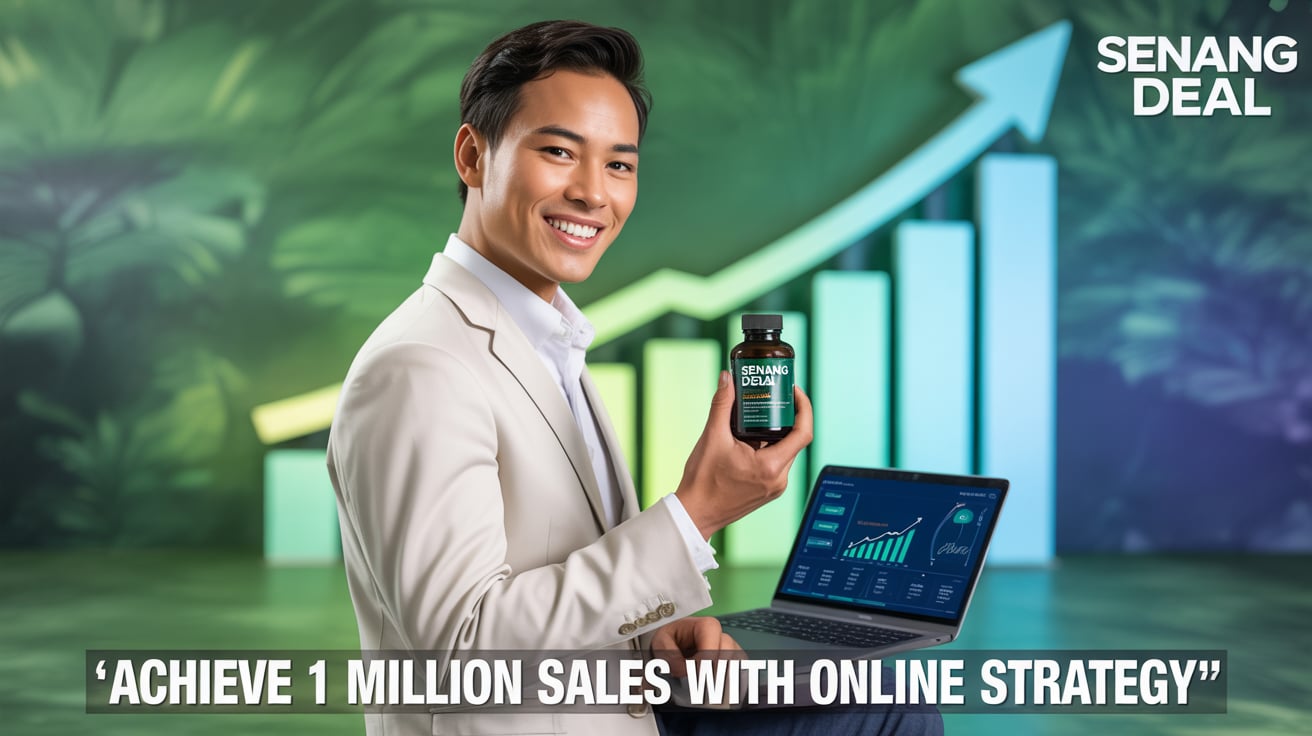 Senang Deal – Capai 1 Juta Sales Dengan Online Strategy Untuk Pemilik Produk Kesihatan