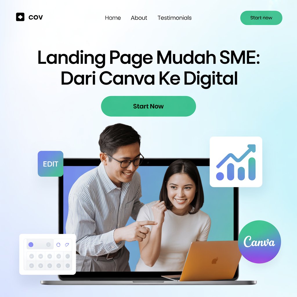 DIY Web Landing Page Mudah SME : Dari Canva ke Digital