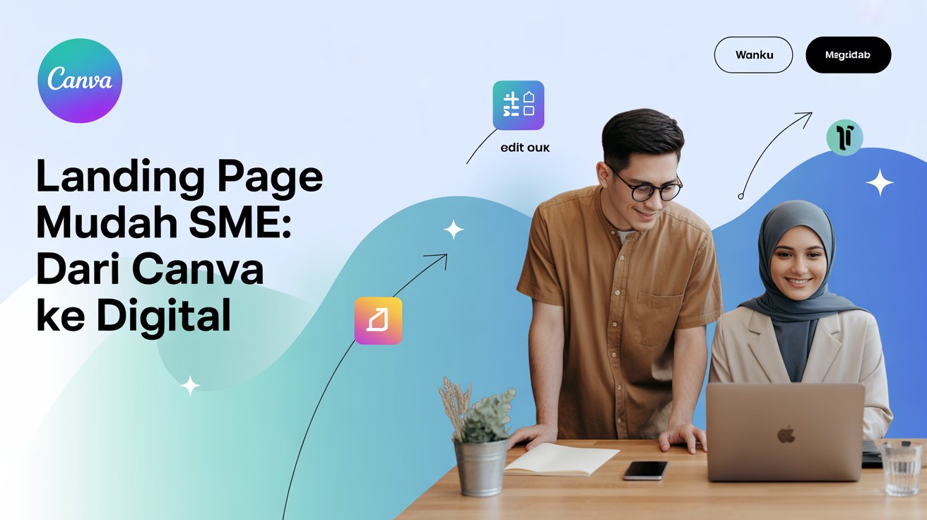 DIY Web Landing Page Mudah SME : Dari Canva ke Digital
