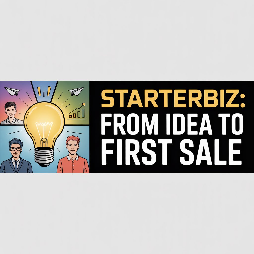 StarterBiz: From Idea to First Sale